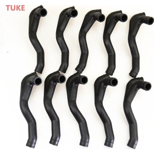 RWSYPL Qty10 1.8T Crankcase Rubber Three Links Breather Hose For Passat Golf 4 Bora MK4 A3 A4 TT Octavia Superb 06A 103 221 AH