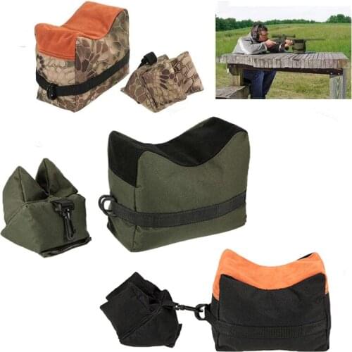 Tactical Shooting Training Sandbags Set Target Portable Front & Back Bag Military Rifle Gear for CS Outdoor