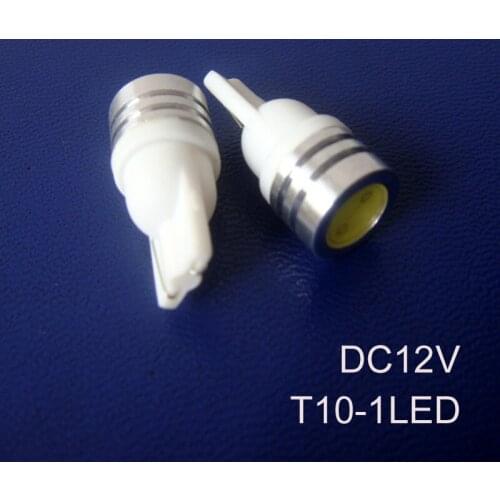 High quality 12V 1W w5w 168 194 501 led car instrument lights high power w5w t10 led car bulb free shipping 200pcs/lot