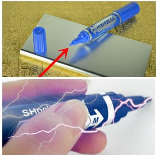 Fun Shocker Joke Gag Prank Gift Crazy Trick Party Supply Electric Shock Marker Pen Novelty Funny Toys Creative gift Random Color