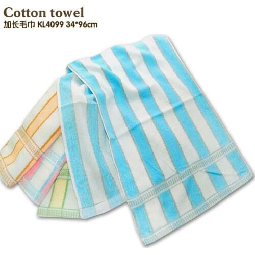 100% Cotton Sport Towels AbsorbentColorful Letter Printed Quick Drying Long Towels Running Fitness Exercise Towel Promotion 10PS