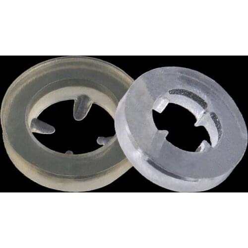 100Pcs M5 M6 Drill Screw Non-slip Waterproof Four Corners of Plastic Flat Washers Insulating Gaskets Plastic Gaskets