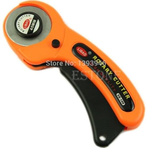 45mm Rotary Cutter Premium Quilters Sewing Quilting Fabric Cutting Craft Tool H02
