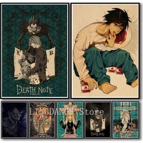 5d Diy Diamond Painting Anime Death Note Poster Abstract Fancy Diamond Mosaic Embroidery Cross Stitch Full Drill Home Decor Gift