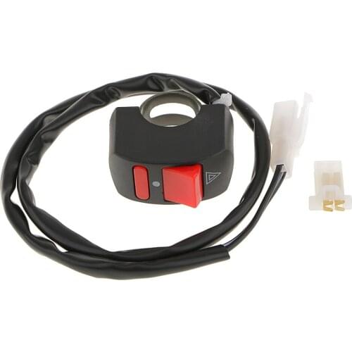 Motorbike Handlebar Accident Hazard Light Double Control Switch Button