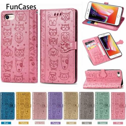 Cover Cases For Phones ajax iPhone 7 Solid Color Capinha sFor Aksesuar Apple iPhone capa 8 4.7" Flip Wallet Case Book aifone