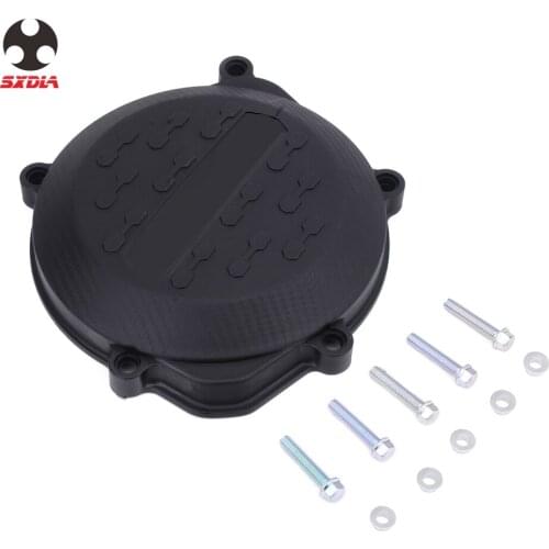 Black Motorcycle Engine Clutch Case Cover Cap Guard Kits For Honda CRF450R 2009-2016 2010 2011 2012 2013 2014