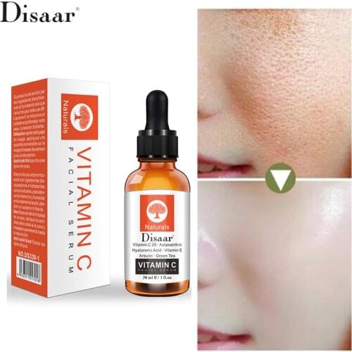 Disaar 30ml Vitamin C Face Serum Anti-age Moisturizer Advanced Formula Hyaluronic Acid Reduces lines For Orbital Area