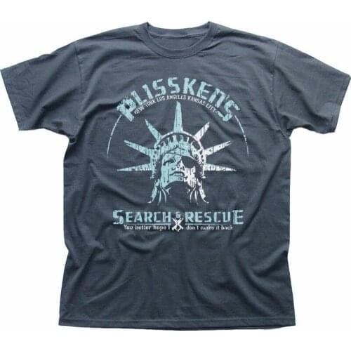 Snake Plissken Escape From New York Search And Rescue Charcoal T-Shirt