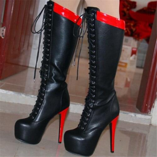 GOOFLORON Women's High Boots