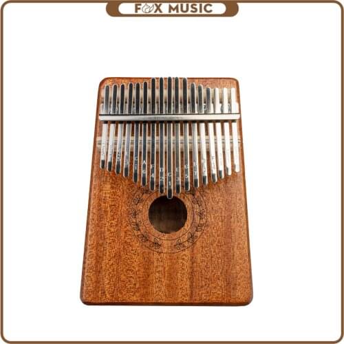 Kalimba Thumb Piano 17 Keys Sapele Body Steel Keys Perfect For Music Lover Beginners Children K04-S