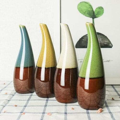 Home decor Ceramic vase creative Home Furnishing ornaments jewelry table decoration flower vase