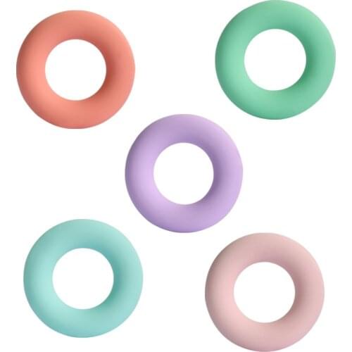 10-60Lbs Portable Silica Gel Hand Grip Rings Anti-stress Rehabilitation Muscle Power Training Recovery Finger Strength Gripper