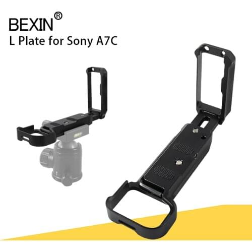 BEIXN A7C L-shaped bracket quick release plate special vertical clapper board suitable for Sony A7C SLR camera tripod ball head