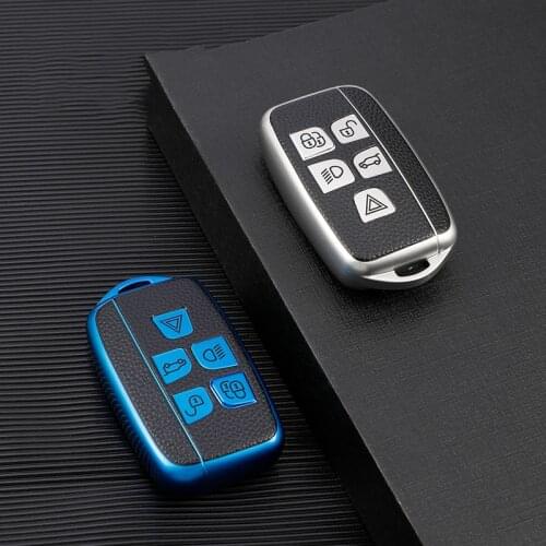 Soft TPU Car Key Case Cover For Land Rover Range Rover Sport Evoque Freelander For Jaguar XF XJ XE XJL XF Remote Holder