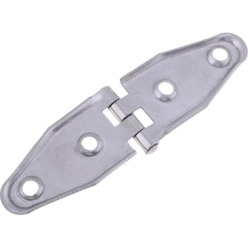 Stainless Steel Marine Boat Door Cabin Stamp Strap Hinge 4" X 1.25"
