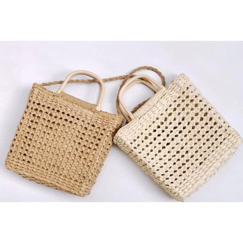 New Buckle Straw Bag Female Summer Beach Bag Women Messenger Bags Handbag Paper Straw Bag a6275