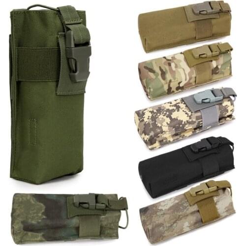 Newest Tactical Military Molle Radio Walkie Talkie Belt Pouch Bag Water Bottle High Quality