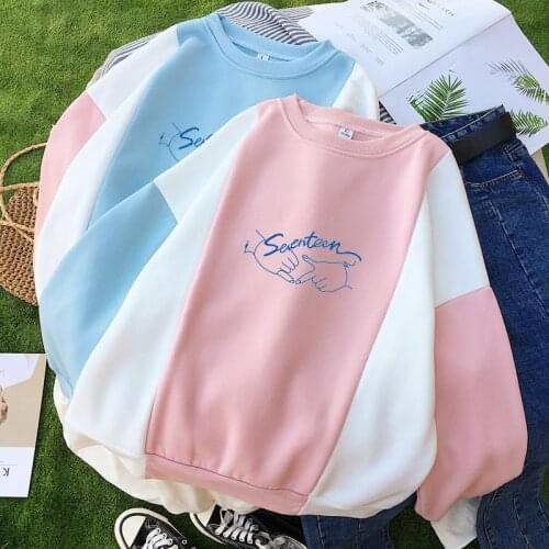 Newest Fashion Fans Got7 Hoodie Women Seventeen Idol Sweatshirt Female Twice Harajuku Hoodies Femme Clothing