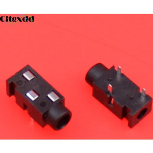 Cltgxdd PJ-320 3.5mm Auido Video Female erahone Jack interface 3DIP Pins 3.5 Headphone socket Connector