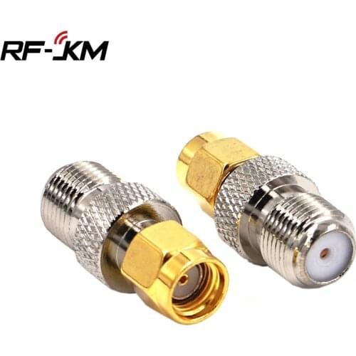RF Adapter F Type Female Jack to RP SMA male Plug Straight RF Coax Adapter F to sma Convertor