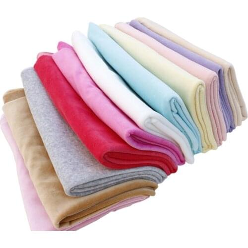 Width 59'' High Quality Soft Comfortable Velvet Knitted Fabric By The Half Yard For Jacket Trousers Hand DIY Material