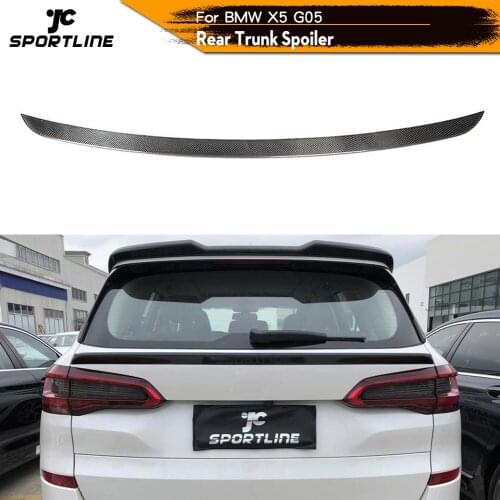 Carbon Fiber Rear Middle Trunk Spoiler for BMW G05 X5 2019 2020 Rear Middle Trunk Wing Spoiler Boot Lid