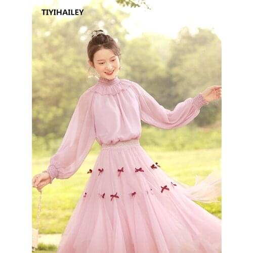 TIYIHAILEY Womens Chiffon Blouses