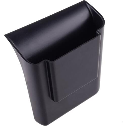 Interior Center Console Side Armrest Storage Box Card Wallet Holder Organizer Car Black ABS Fit for Tesla Model 3 Y