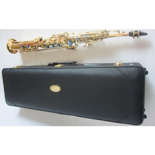 Japan YSS-82Z Straight Soprano Saxophone B flat Musical Instruments Playing Professional Top Free shipping