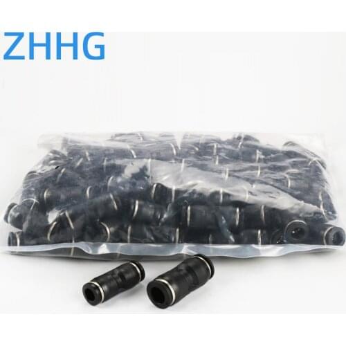 100PCS Lots Lot PU PV L type 2-way Connector Pneumatic Fitting Plastic 4mm 5mm 6mm 8mm 10mm Staght Push In Quick pu4 Slip Lock