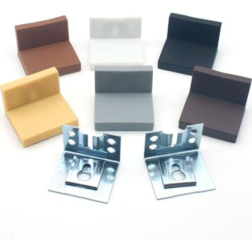 2pcs! Right angle hanging Brackets cover iron Corner Fitting Angle code Connector for wardrobe cupboard wine cabinet Fastening
