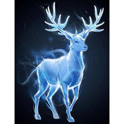 5D DIY Diamond Painting Animal Deer Full Square/Round Cross Stitch Diamond Embroidery Harry Round Drill Home Decor Needlework