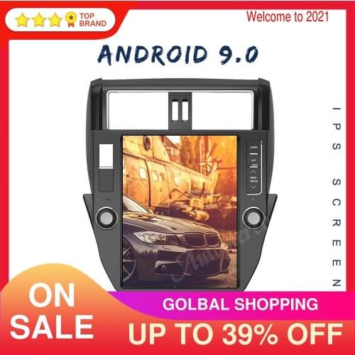 Tesla Style PX6 Android 9.0 Car GPS Navigation For TOYOTA Land Cruiser Prado 150 2010-2013 Car Stereo Multimedia Player Headunit