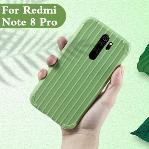 Luxury Luggage For xiaomi redmi note 8 pro case Fashion Cute Suitcase Trunk Silicon Back Cover For xiaomi redmi note 8 pro Coque