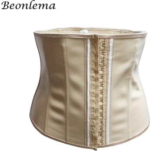 Women Waist Trainer Latex Colombian Girdles Slimming Belt Steel Bones Body Shapers Slimming Corset Sport Plus Size Shapewear