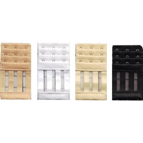 30pcs/lot Elastic Bra EXTENDER 3X3 11X5.6CM Underwear Lingerie Extension Buckle Quality Stainless Sewing Accessories