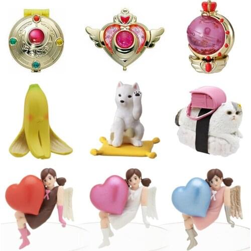 MIKI CAPSULE Genuine Gacha Miss Pikachu Figure Assembly Decorations Beautiful Girl Beauty Mirror NARUTO Jewelry Random One