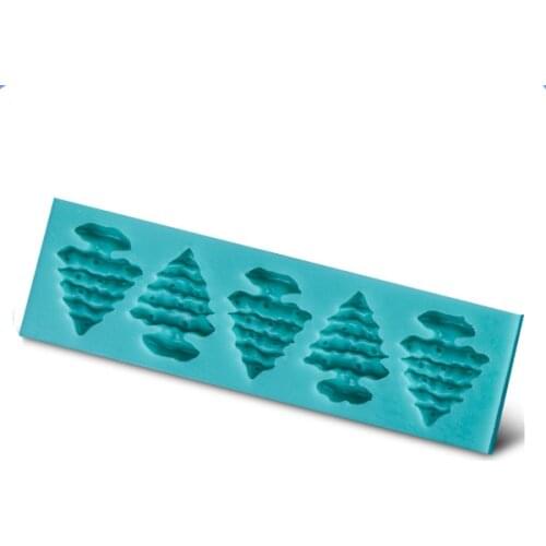 Trees Frame Fondant Cake Molds Soap Chocolate Mould For The Kitchen Baking D191