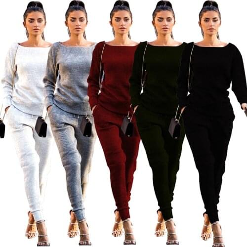 3XLwomen 2 Pieces sets New Women Fashon Elegant Casual Jumpsuit Full Sleeve Long Jumpsuit Sexy Ladies suit Overalls