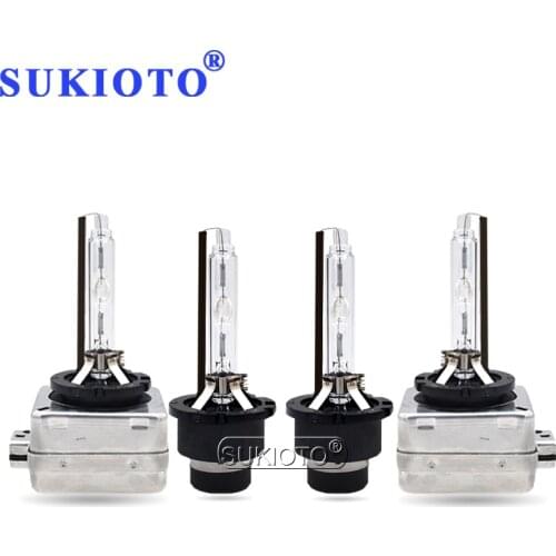 SUKIOTO xenon D1S D2S D3S D4S 66140 CBI HID xenon Headlight Bulbs +60% Super Vision D1R D2R D3R D4R 4300K 5000K 6000K 8000K 35W