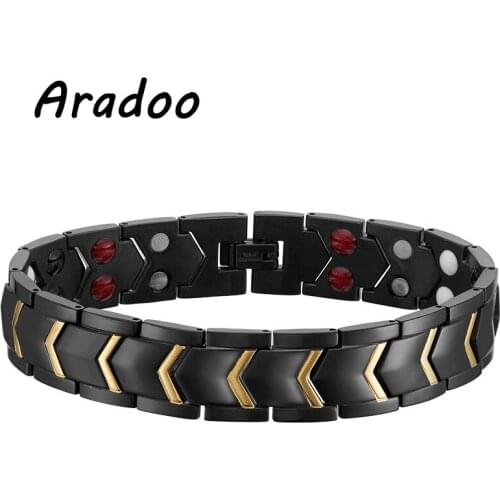 Stainless Steel Bracelet Titanium Steel Jewelry Germanium Magnet Energy Bracelet Fashion Jewelry Holiday gift