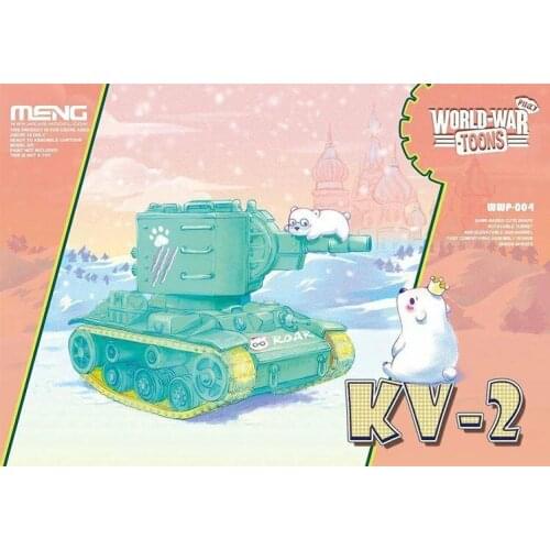Meng WWP-004 Model KV-2 Heavy Tank (Q Edition) WorldWar Toons Cute Armour