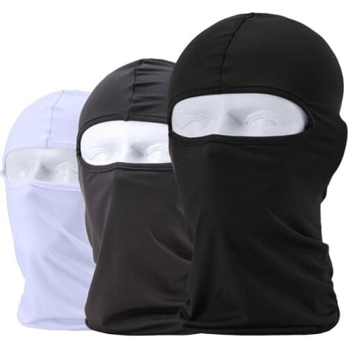 Young Men Women Synthetic Silk Ultra Thin Thermal Ski Face Mask Hood Helmet Protection Balaclava Hat Headwear