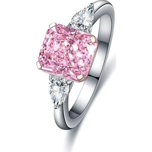 2021 Latest Jewelry Design High Quality 925 Sterling Silver Woman Ring For Men Ladies Sparkling Fashion Bridal Rings