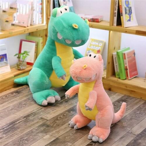 New Creative Simple Cute Large Dinosaur Doll Plush Toy Cute Simulation Dinosaur Soft and Comfortable Pillow Childrens Day Gift