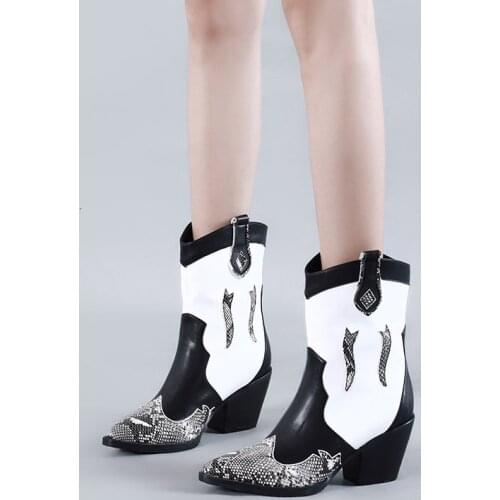 PHOENTIN Women's Wedge Ankle Boots