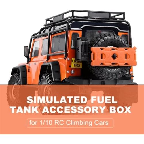 Plastic Simulated Fuel Tank Accessory Box for 1/10 RC Crawler Climbing Car Models