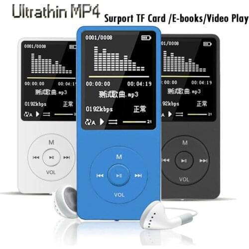 Portable MP4 Lossless Sound Music Player FM Recorder Walkman Player Support Music Radio Recording AMV AVI Audiobooks