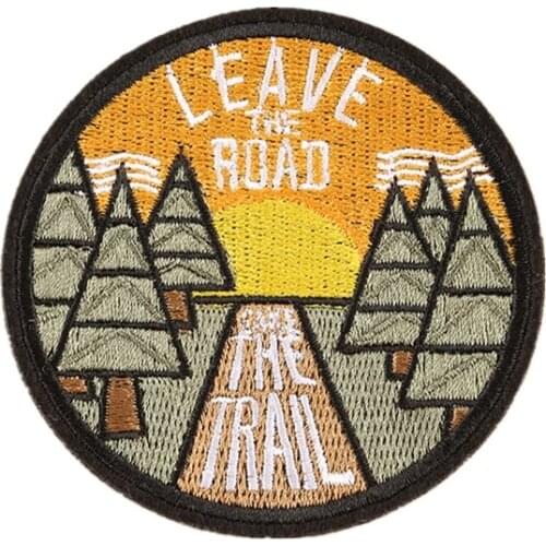Traveler~Outdoors~Hiking~Camping~ Custom Embroidered Patch Iron on Sew on Hook&loop